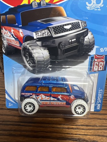 Hot Wheels Rockster Treasure Hunt HW Sports 9/10 2018 with Protector Case - Picture 2 of 4