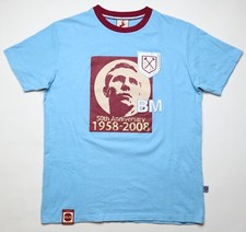 BOBBY MOORE 50th ANNIVERSARY 1958-2008 WEST HAM SHIRT SOCCER JERSEY BM6 MEN’S M