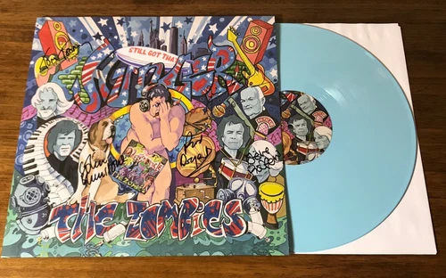 THE ZOMBIES ~ STILL GOT THAT HUNGER ~ AUTOGRAPHED  BLUE COLORED VINYL ALBUM
