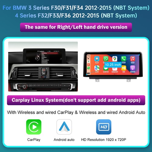 Wireless CarPlay Android Auto TouchScreen NBT For BMW 3 Series F30 F31 F34 F35 - Bild 5 von 15