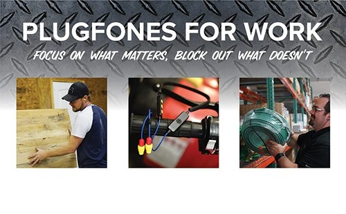 Plugfones FreeReign OSHA Headphones Bluetooth Volume Limiting 82dB limit - Picture 5 of 6