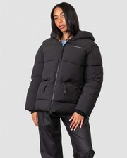 Didriksons Nomi Womens Padded Puffer Jacket 2 - Size 14/16 - Black