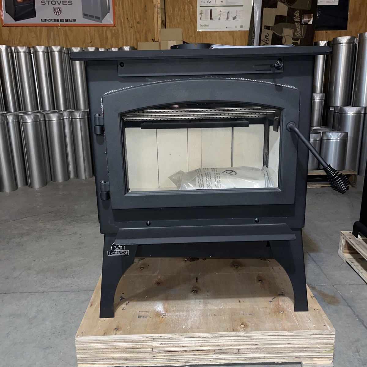 Timberwolf 2100 Economizer Wood Stove w/ Leg Kit NEW Ships Free! | eBay