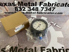 Ametek 1981 Pressure Gauge 0-3500PSI Conn. 1/4” ANPT LM Size 4 1/2” 155035 
