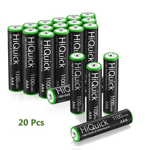Hiquick 1100mAh/ 2800mAh AA AAA Wiederaufladbar Akku Batterien NI-MH & Ladegerät - Bild 31 von 42