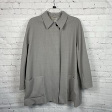 Giacca Trend Les Copains lana oversize grigia vintage made in Italy taglia 42(S)**