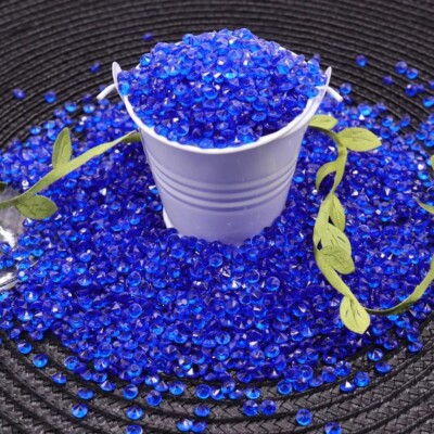 Wedding Decoration 1000 pcs Diamond Confetti Clear Crystals