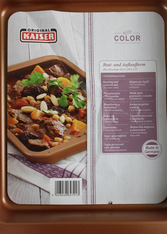 3-tlg Set original Kaiser Brat- & Auflauffom Backform antihaftbeschichtet F5-39 - Bild 2 von 4