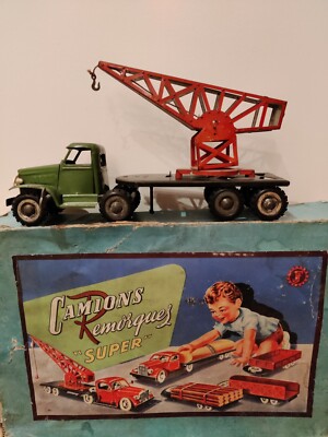 GMC FRANCE JOUETS en tôle de 1960 , coffret complet en très bon état