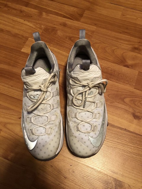 lebron 13 low white silver