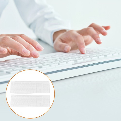 2 Pcs Elastic Keyboard Cover Tastaturabdeckung Computertastaturabdeckungen - Bild 6 von 12