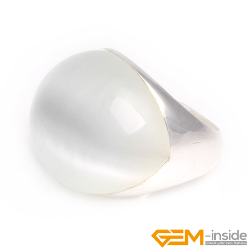 19x25mm Oval Gemstone Beads Tibetan Silver Marcasite Fashion Jewelry Ring #7-#9 - Picture 8 of 45