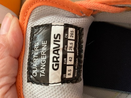 New Gravis Quarters Tangerine Skate Shoes 9 US Men's - Picture 9 of 9