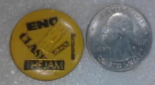 Ramones 999 Clash The Jam ENO hat / lapel pin Punk Rock