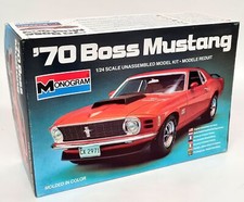 Monogram 1/24 Ford Boss Mustang 1970 Plastic Scale Model Car Kit