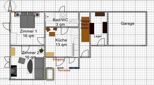 Ruhiges Haus am Dorfrand , 2 Zimmer , nur 1 Nachbar , Nähe Kaposvar - Ungarn ! - Bild 3 von 19
