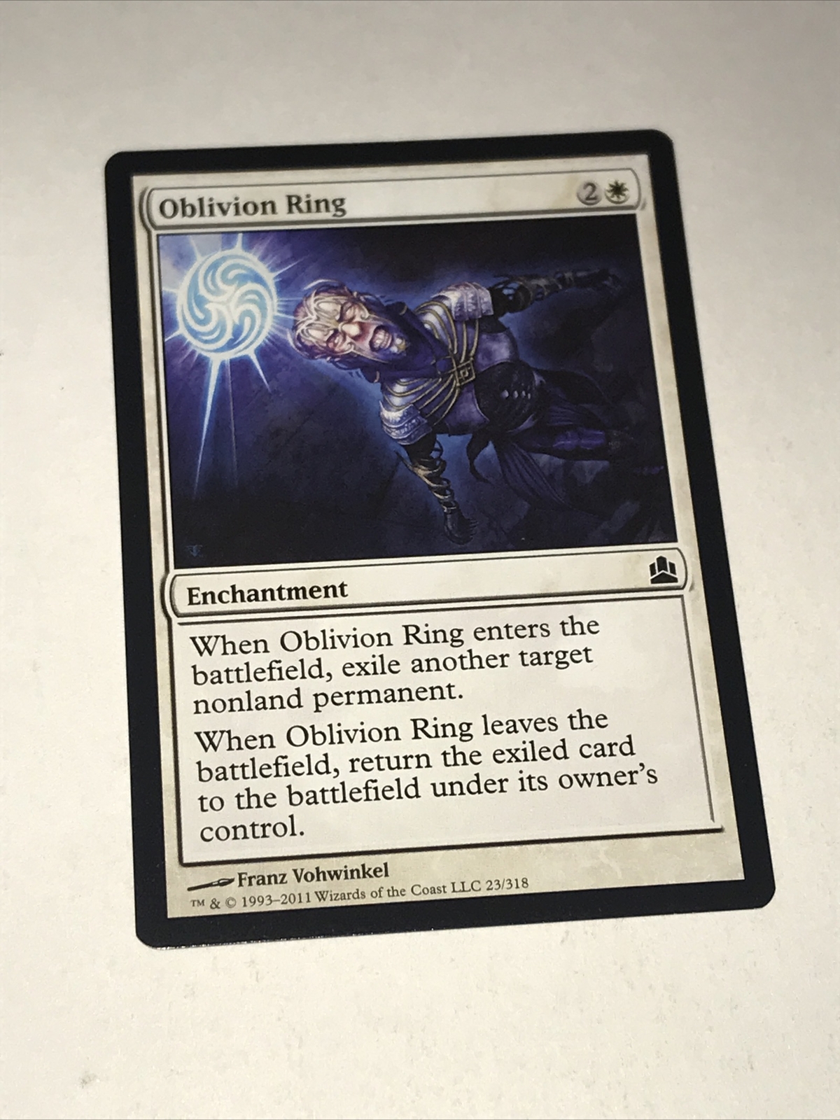 Oblivion Ring 2011 Magic The Gathering Card
