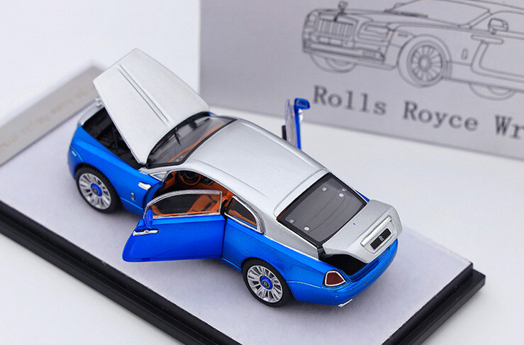 1/64 Alloy diecast car model Rolls Royce Wraith door opening