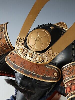 Old Beautiful Vintage Samurai Kabuto Wearable Helmet and Old Beautiful Vintage Samurai Kabuto Wearable Helmet and