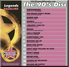 BEST OF THE 90's Karaoke 15 Top Request Bassline Vol 8 CDG No Doubt and More 