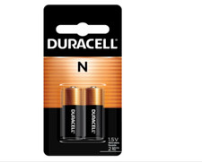 2 x N Duracell 1.5V Alkaline Batteries