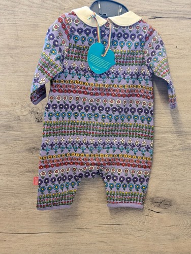 Mothercare baby Girls Romper Collared Little Bird Jools Oliver Floral 1 month - Picture 5 of 7
