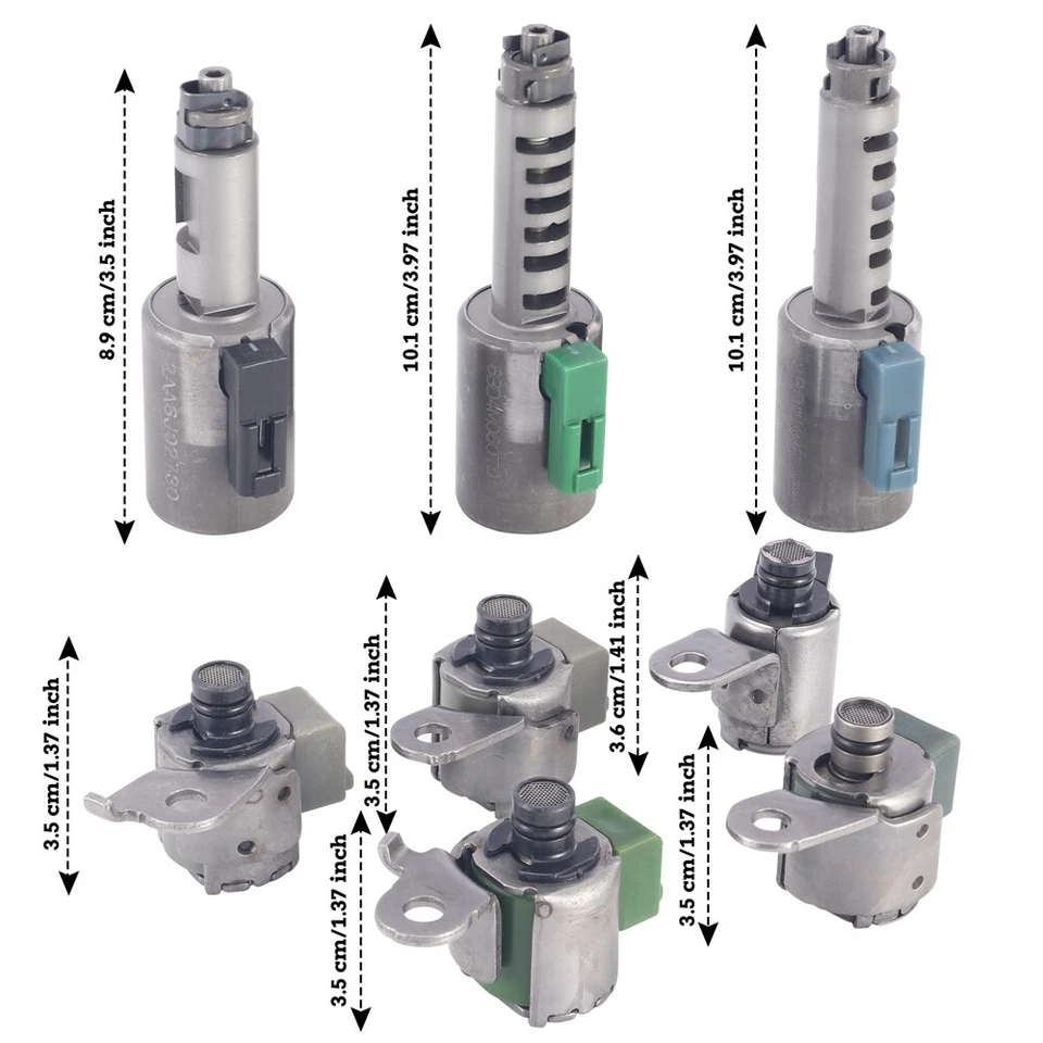 AW55-51SN Solenoids Set For Maxima Altima 2004-2006 Suzuki XL7 Equinox 2005-2009 - Изображение 2 из 4