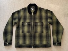 Randy's Garments Melton Wool Station Jacket, Green, Medium