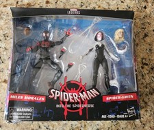 NIB Marvel Legends Spider-Verse Miles Morales and Spider-Gwen 2 Pack Figures