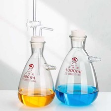 Lab Glassware Glass Buffer Bottles 250ml-5000ml Anti-Reverse Decompression