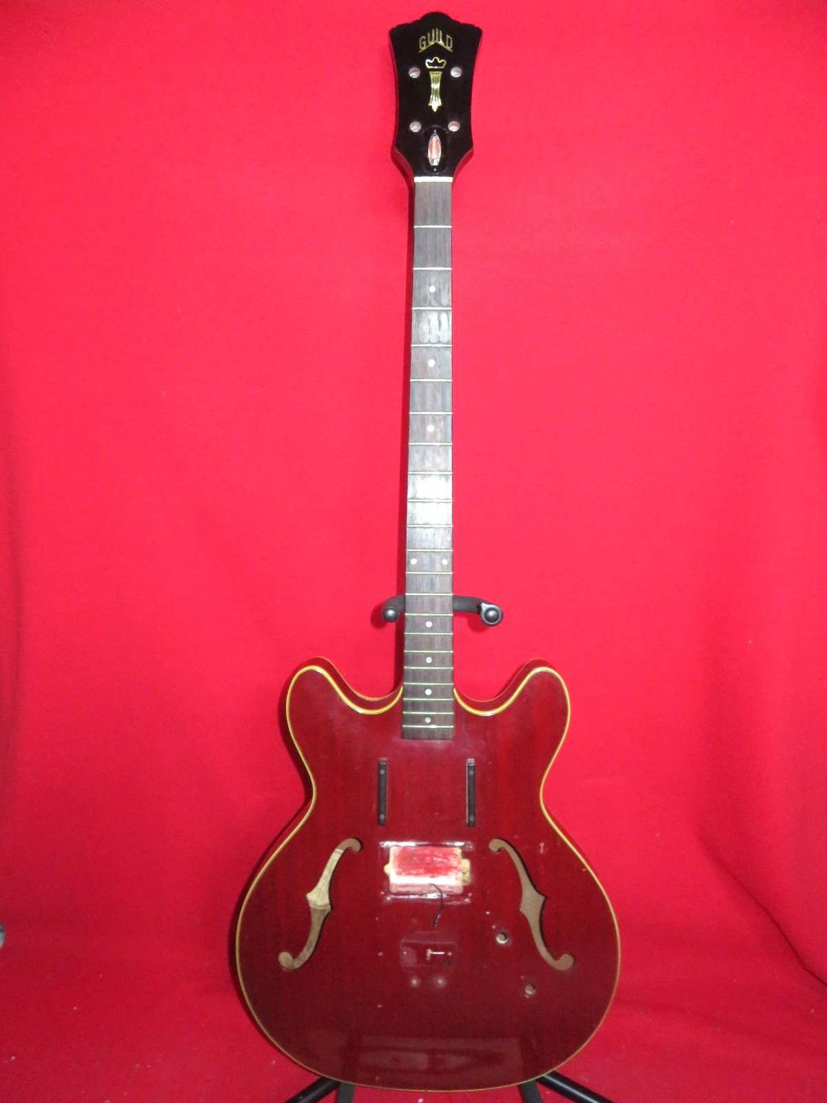 Guild 1966 Cherry Starfire Bass Body & Neck