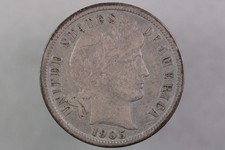1905-O Micro O Barber Dime VF+ nicely toned. Offering combined shipping.