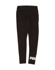 PUMA Womens Leggings UK 8 Small Black BE12