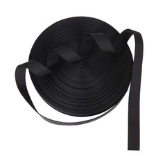 1 Inch Heavy Duty Nylon Webbing 50 Yards Black Nylon Strapping Flat Webbing