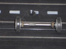 VINTAGE AURORA TJET AJ"S" RUBBER TIRES RIM AND AXLE NICE HO SLOT CAR