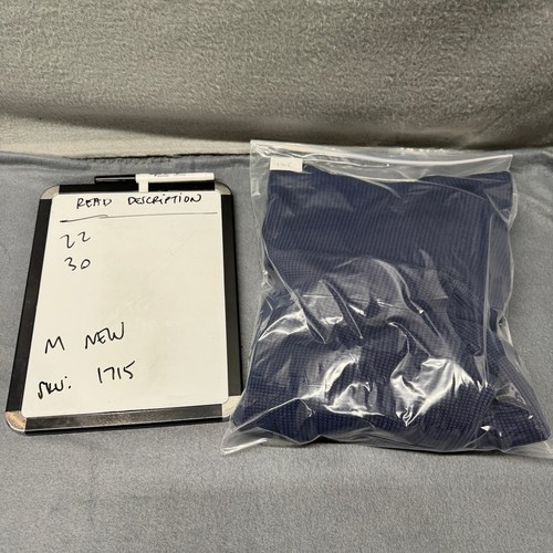 Levi's Camicia Termica Uomo Blu Medio Manica Lunga Maglia Waffle Vestibilità Relaxed NUOVA - Foto 10 di 10