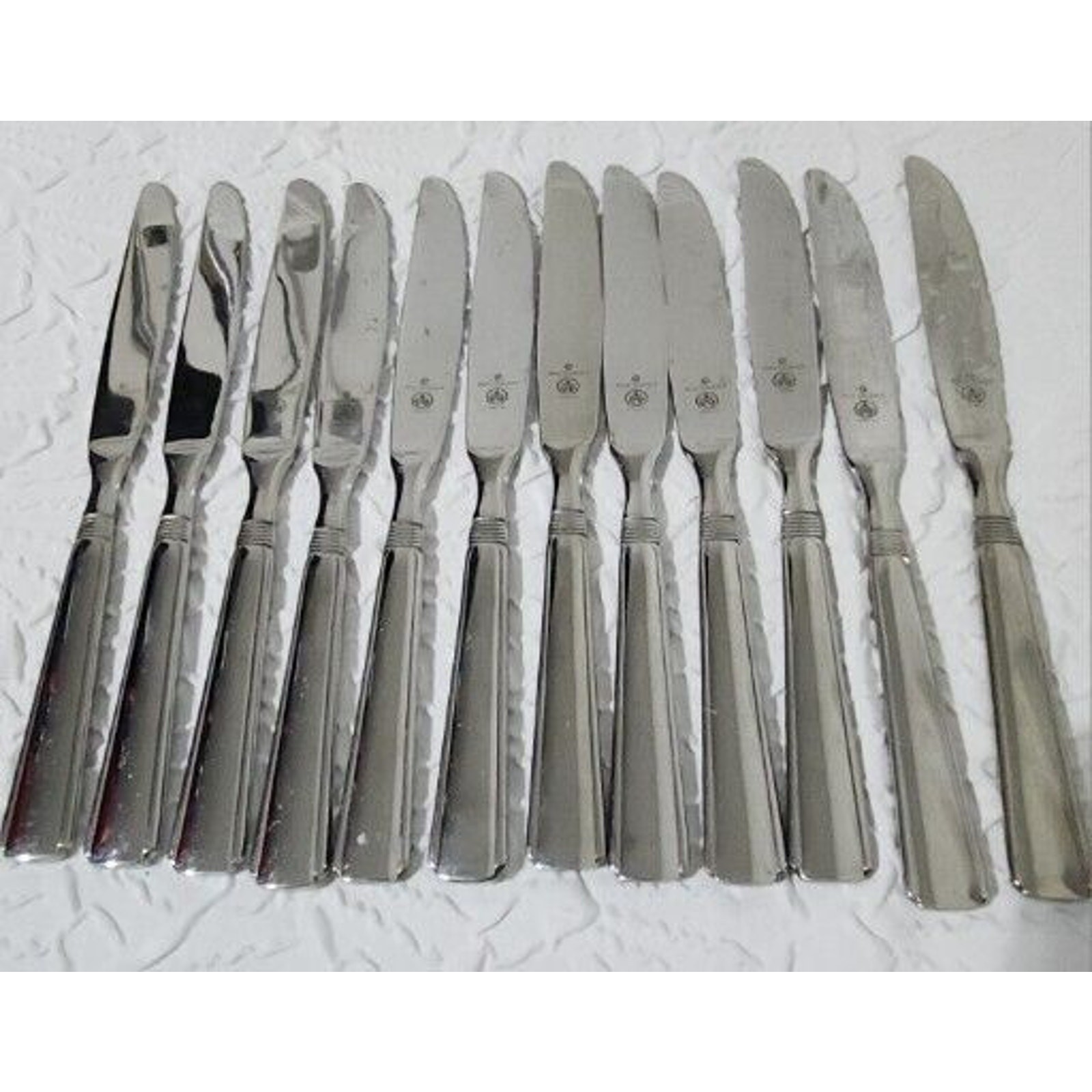 Pfaltzgraff 18/0 Stainless Steel 12-Piece Glossy Dinner Knife Set
