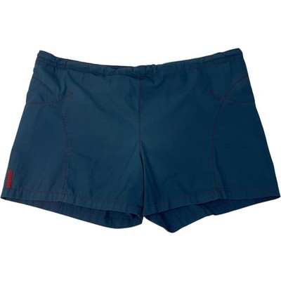 Prada Badeshorts rote Nähte Herren blau Italy Größe W38