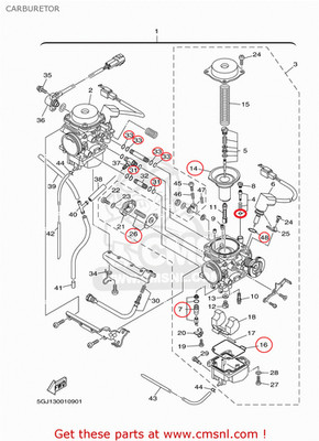 YAMAHA T-MAX 2X VERGASER REPARATURSATZ KOMPLETT MIT O-RING INNENANSCHLÜSSEN