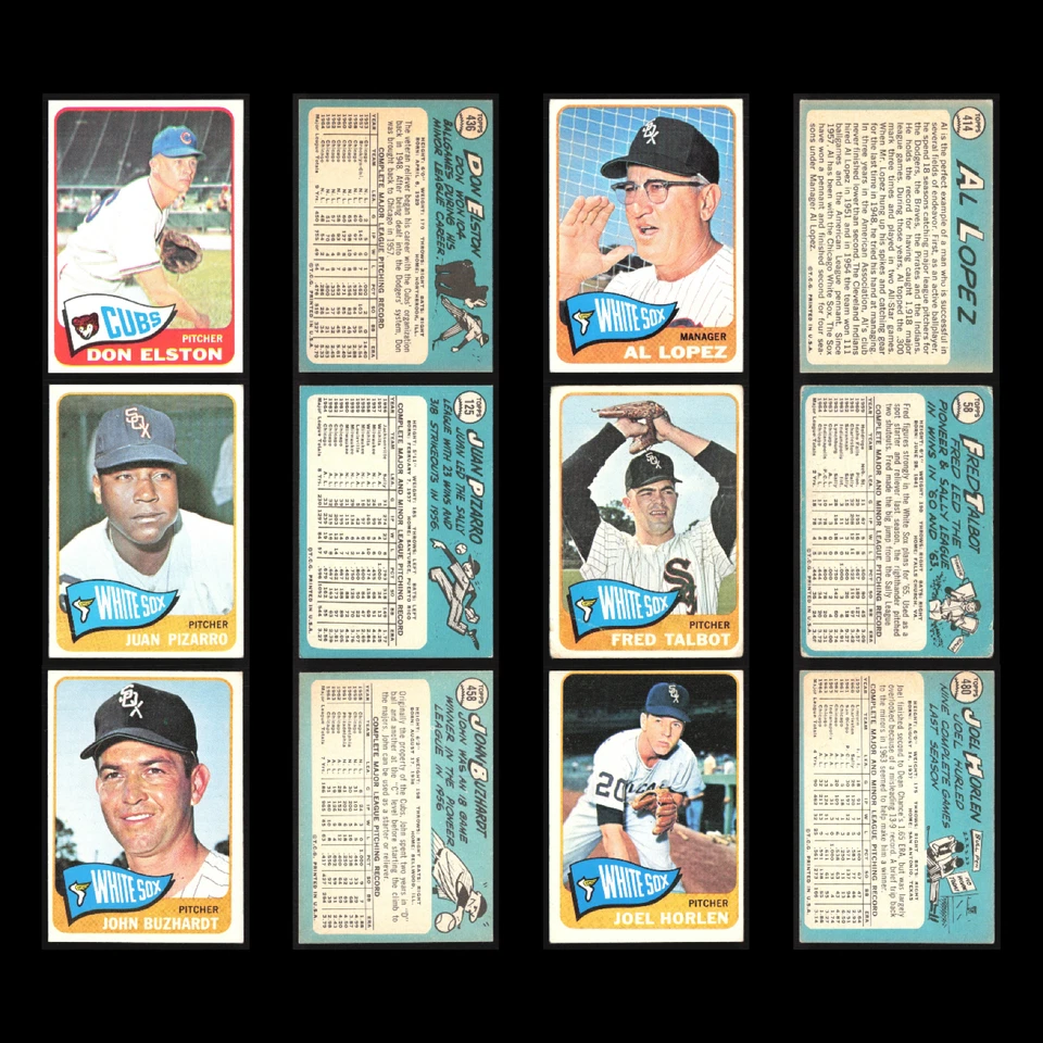 1965 Topps Lot 50 Vintage Baseball Cards Dealer Bulk Set Builder Commons VG MLB - Image 4 of 4