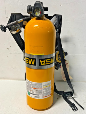 MSA Workmask SCBA Self Contained Breathing Apparatus Tank & Harness B3B