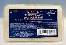 Kiehl s Ultimate Man Body Scrub Soap, 7oz 200g, NEW/SEALED