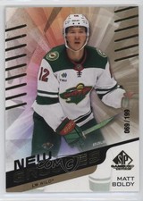 2022-23 Upper Deck SP Game Used New Grooves Gold 69/199 Matt Boldy #NG-1 1b2x