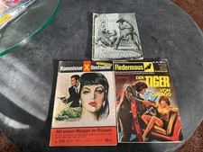 Groschenromane, 3 St&uuml;ck, Kommissar X, Fledermaus, Tom Prox,