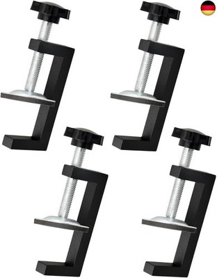 Pack of 4 G Clamp Kit, Clamping Range 10-57 mm Table Clamp, Adjustable Screw