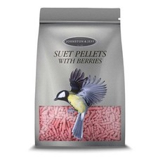 Image of Johnston & Jeff Suet Pellets with Berries - Wild Bird Food 1Kg