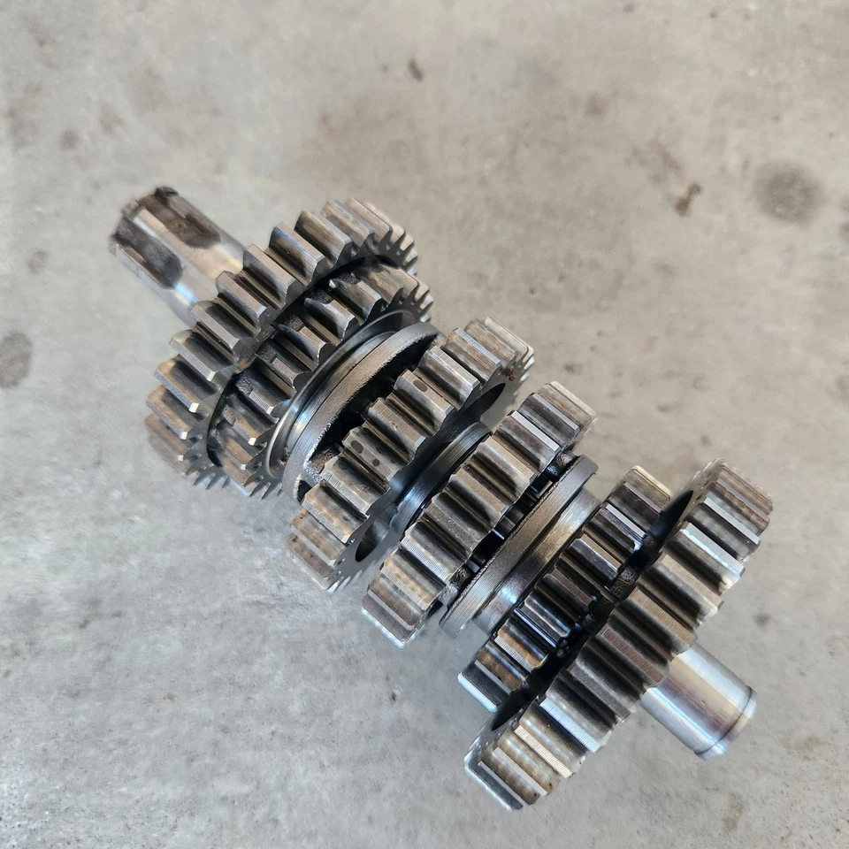 Yamaha YZ80 1993-2001 transmisión eje de transmisión con juego de engranajes original OEM comp Foto 4 de 4