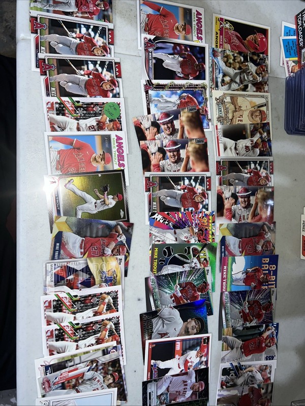 Mike Trout (40) Cart Lot Angels Angels