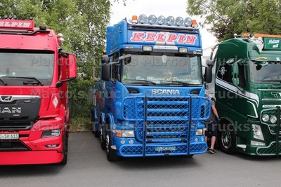 LKW Foto Scania Truck Deutschland blau KELPIN Big Master of Disaster #l7ds