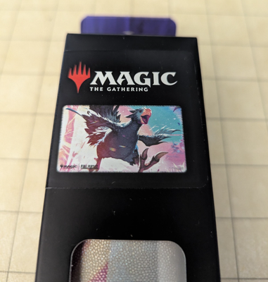 Final Fantasy Holo Stitched Black Chocobo playmat ULTRA PRO MTG